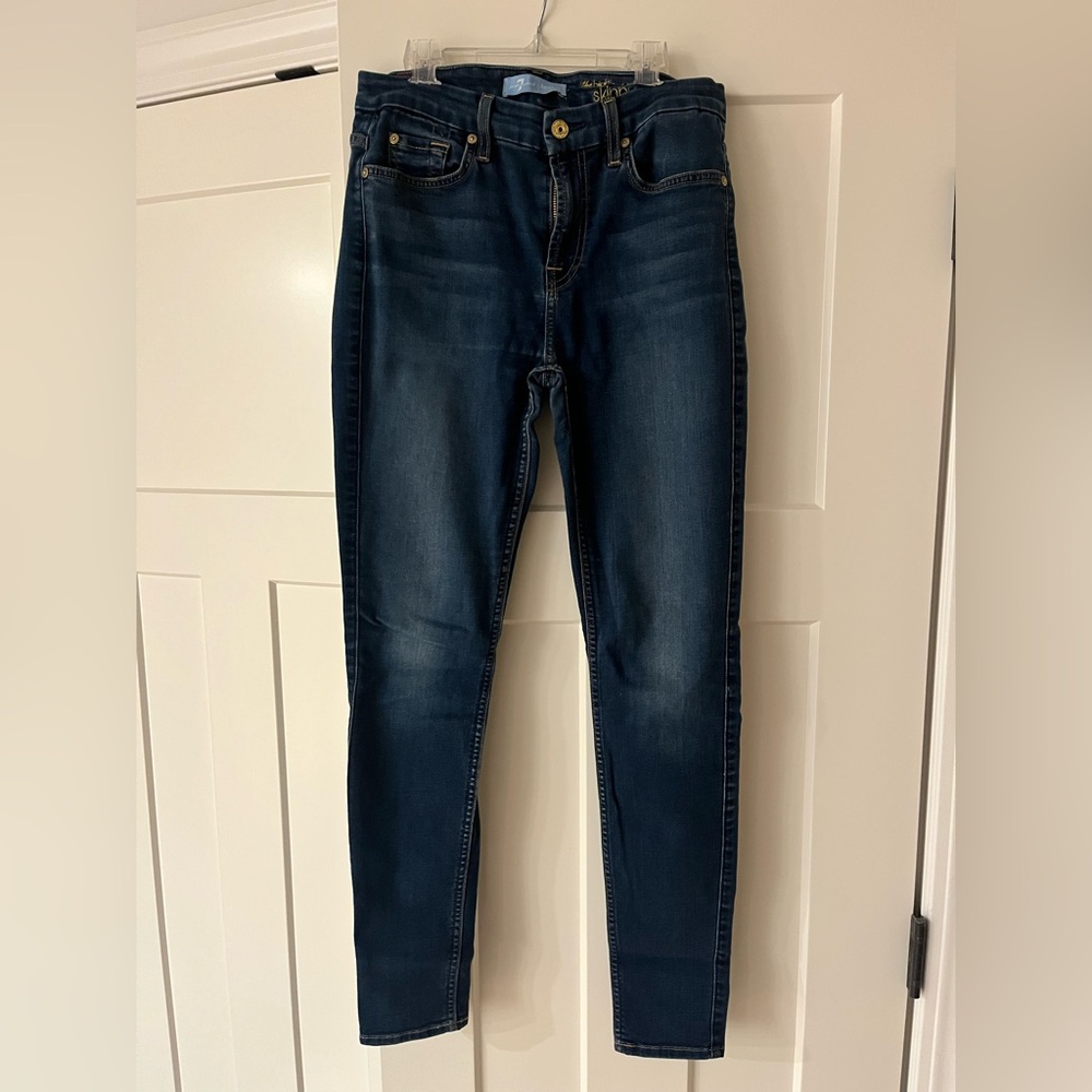 7 For All Mankind High Waist Skinny Jeans